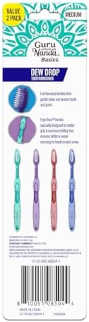 GuruNanda Dew Drop toothbrush with medium bristles